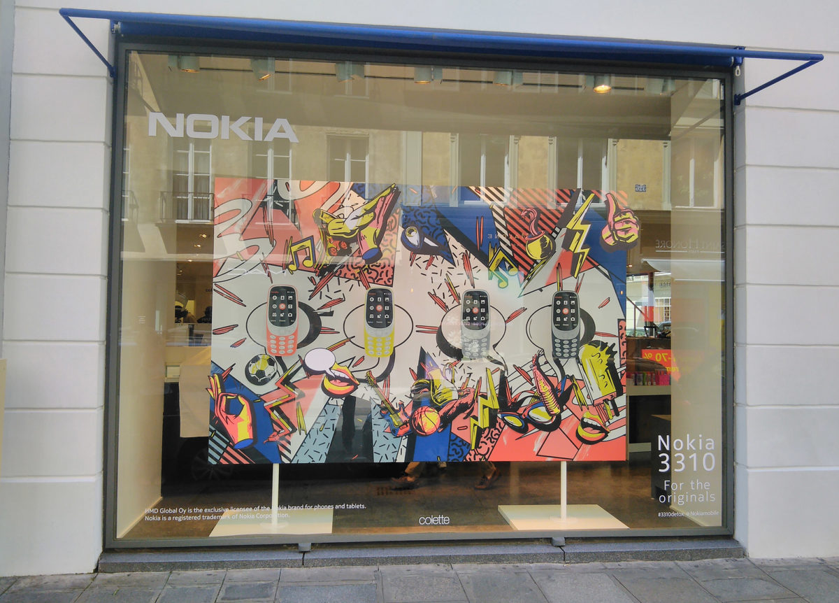 Architecture commerciale Nokia boutique Colette