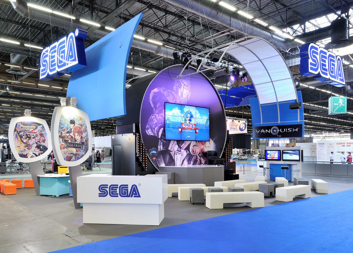 Stand sur mesure Sega Japan 2010